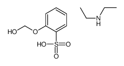 hydroxymethoxybenzenesulphonic acid, compound with diethylamine (1:1) Structure