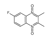 6-fluoro-2,3-dimethyl-4-oxidoquinoxalin-1-ium 1-oxide Structure