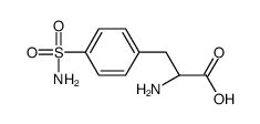 (2S)-2-amino-3-(4-sulfamoylphenyl)propanoic acid Structure