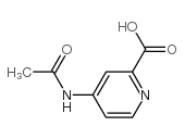 4-Acetamidopicolinic acid structure