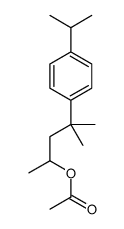 [4-methyl-4-(4-propan-2-ylphenyl)pentan-2-yl] acetate Structure