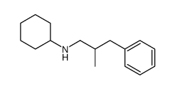 cyclohexyl-(2-methyl-3-phenyl-propyl)-amine结构式