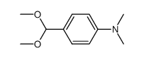 4-dimethylaminobenzaldehyde dimethyl acetal Structure