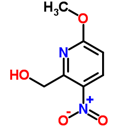 (6-Methoxy-3-nitro-2-pyridinyl)methanol Structure
