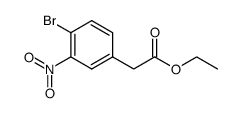ethyl (4-bromo-3-nitrophenyl)acetate Structure