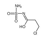 N-(氨基磺酰基)-3-氯丙酰胺结构式