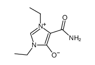 4-carbamoyl-1,3-diethylimidazolium-5-olate Structure