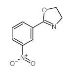 2-(3-nitrophenyl)-4,5-dihydro-1,3-oxazole结构式