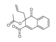 (3-nitro-1-oxo-2-prop-2-enylnaphthalen-2-yl) acetate结构式