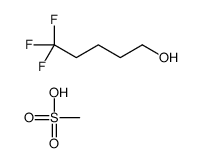 methanesulfonic acid,5,5,5-trifluoropentan-1-ol Structure