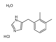 5-[(2,3-dimethylphenyl)methyl]-1H-imidazole,hydrate,hydrochloride结构式