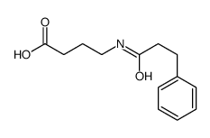 4-(3-phenylpropanoylamino)butanoic acid结构式