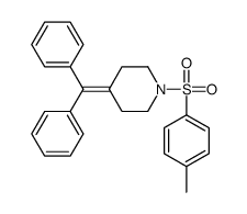 4-benzhydrylidene-1-(4-methylphenyl)sulfonylpiperidine Structure