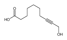 10-HYDROXY-8-DECYNOIC ACID Structure