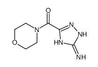 (3-amino-1H-1,2,4-triazol-5-yl)-morpholin-4-ylmethanone结构式