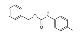 (4-碘苯基)氨基甲酸苄酯结构式