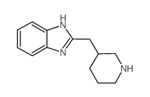 2-(哌啶-3-甲基)-1H-苯并咪唑结构式