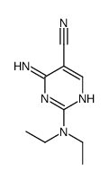 4-氨基-2-二乙基氨基-嘧啶-5-甲腈结构式