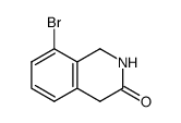 8-Bromo-1,2-dihydroisoquinolin-3(4H)-one Structure