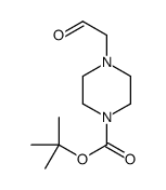 4-(2-氧代-乙基)-哌嗪-1-羧酸叔丁酯结构式