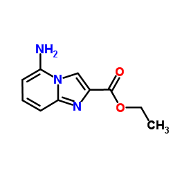 5-氨基咪唑并[1,2-a]吡啶-2-羧酸乙酯结构式