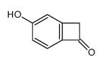 3-hydroxybicyclo[4.2.0]octa-1(6),2,4-trien-7-one结构式