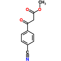 Methyl 3-(4-cyanophenyl)-3-oxopropanoate Structure