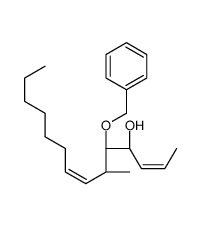 (2E,4R,5R,6R,7E)-6-methyl-5-phenylmethoxytetradeca-2,7-dien-4-ol结构式
