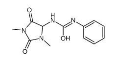 1-(1,3-dimethyl-2,5-dioxoimidazolidin-4-yl)-3-phenylurea结构式