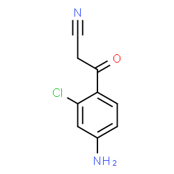 3-(4-amino-2-chloro-phenyl)-3-oxo-propionitrile Structure