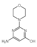 6-氨基-2-吗啉嘧啶-4(3H)-酮结构式