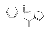2-(cyclopenten-1-yl)prop-2-enylsulfonylbenzene结构式