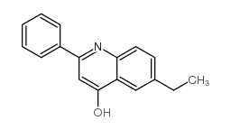 6-乙基-2-苯基-4-喹啉醇结构式