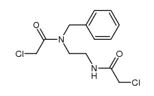 N-Benzyl-N,N'-bis(chloroacetyl)ethylendiamine Structure