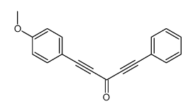 1-(4-methoxyphenyl)-5-phenylpenta-1,4-diyn-3-one Structure