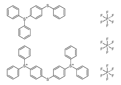 TRIARYLSULFONIUM HEXAFLUOROPHOSPHATE SAL TS, MIXED,50 IN PROPYLENE CARBONAT Structure