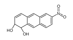 (1R,2R)-6-nitro-1,2-dihydroanthracene-1,2-diol Structure