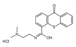 N-[2-(dimethylamino)ethyl]-9-oxothioxanthene-4-carboxamide,hydrochloride Structure