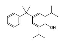 4-(2-phenylpropan-2-yl)-2,6-di(propan-2-yl)phenol结构式