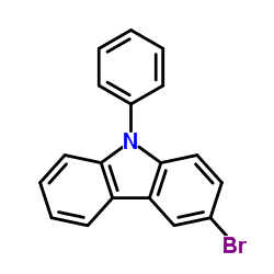 3-溴-N-苯基咔唑结构式