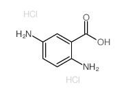 2,5-二氨基苯甲酸二盐酸盐结构式