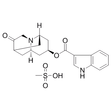 甲磺酸多拉司琼结构式