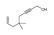 5,5-dimethyloct-7-en-2-yn-1-ol Structure
