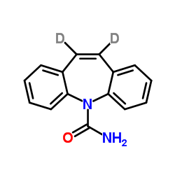 Carbamazepine-D2 Structure