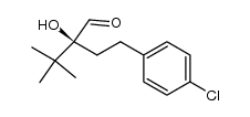 (S)-2-(4-chlorophenethyl)-2-hydroxy-3,3-dimethylbutanal Structure