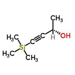 (2S)-4-(Trimethylsilyl)-3-butyn-2-ol Structure