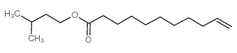 十一烯酸-3-甲基丁酯结构式
