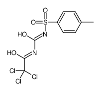 2,2,2-trichloro-N-[(4-methylphenyl)sulfonylcarbamoyl]acetamide结构式