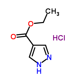 Ethyl 1H-pyrazole-4-carboxylate hydrochloride structure