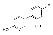 5-(4-fluoro-2-hydroxyphenyl)-1H-pyridin-2-one结构式